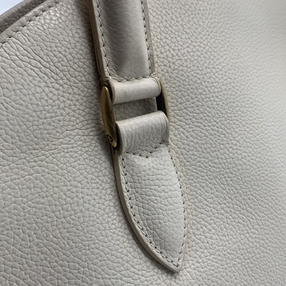 Vintage Coach Classic White Leather Bag - Picture 11 of 16
